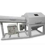 Máy phun cát xử lý bề mặt tự động
